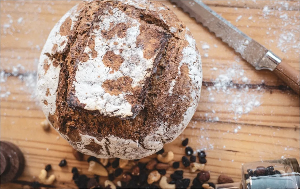 Detail Brot Frisch Gebacken Nahaufnahme Rustikal Number 19