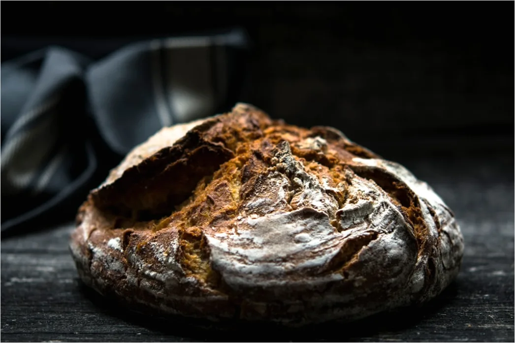 Detail Brot Frisch Gebacken Nahaufnahme Rustikal Number 3