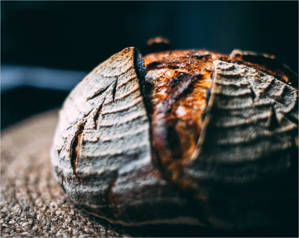 Detail Brot Frisch Gebacken Nahaufnahme Rustikal Number 8