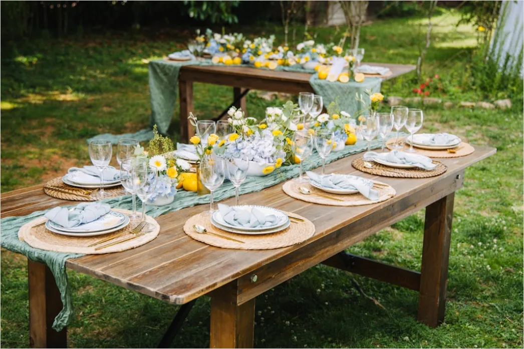Detail Brunch Tisch Aufbau Elegant Outdoor Number 15