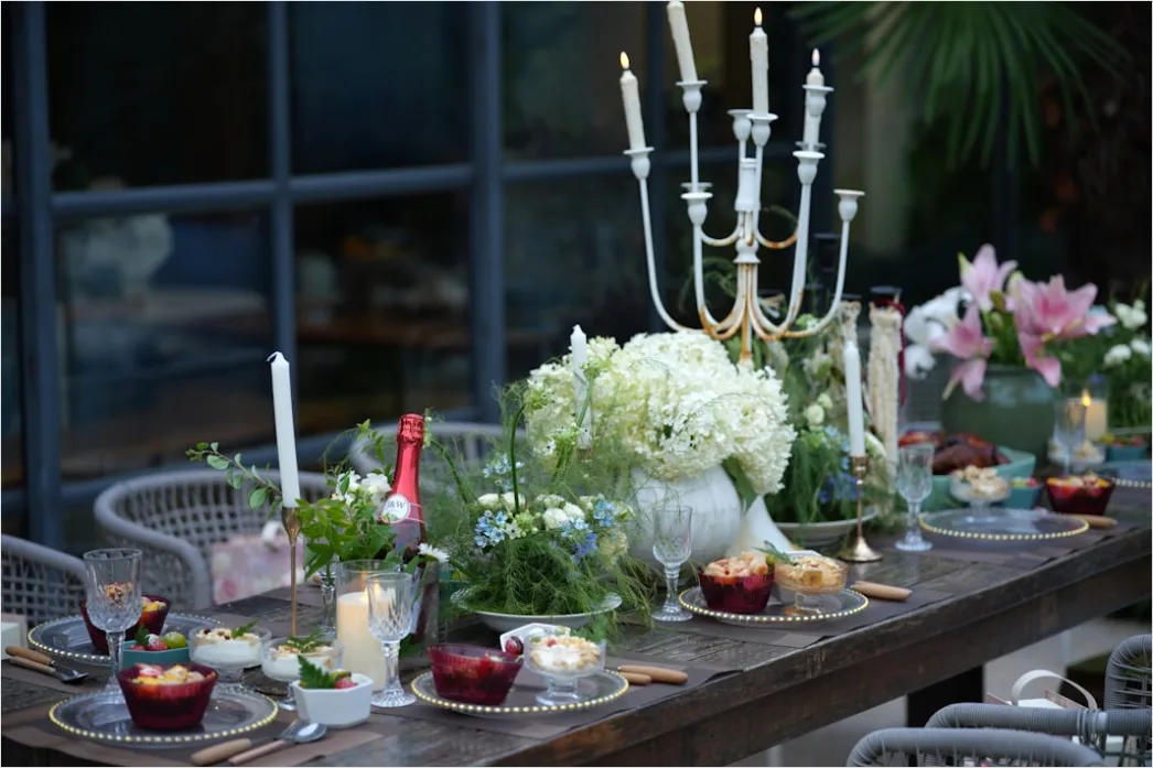 Detail Brunch Tisch Aufbau Elegant Outdoor Number 6