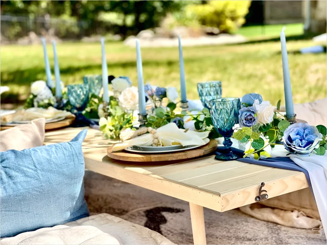 Detail Brunch Tisch Aufbau Elegant Outdoor Number 9