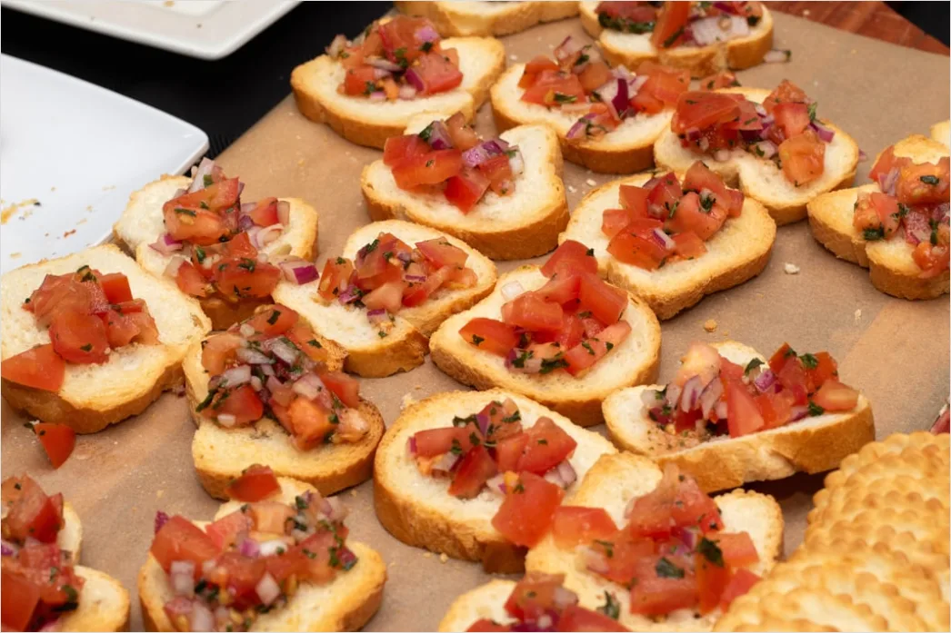 Detail Bruschetta Tomaten Basilikum Nahaufnahme Number 20