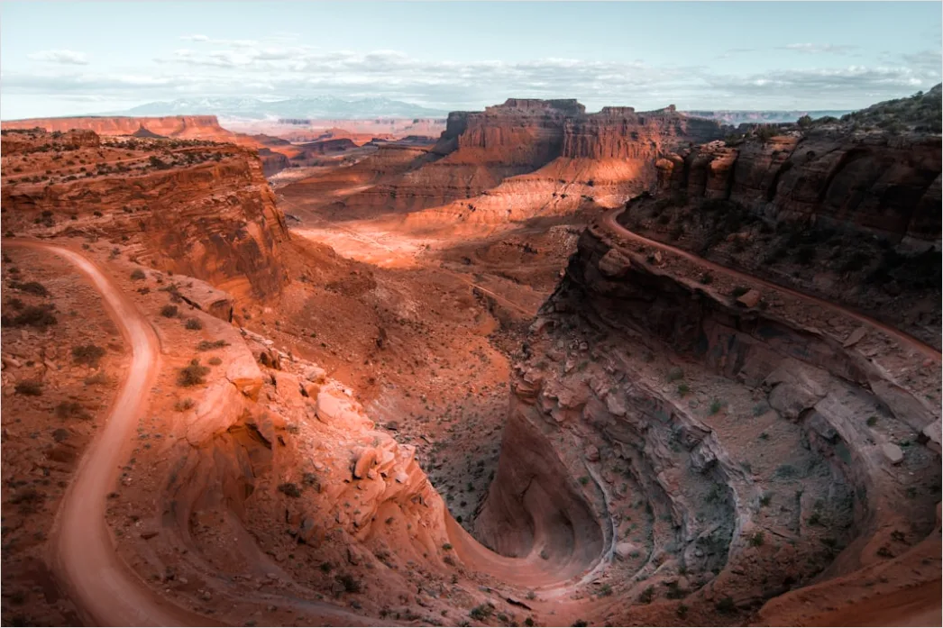 Canyon Wueste Dramatisch Luftaufnahme A898