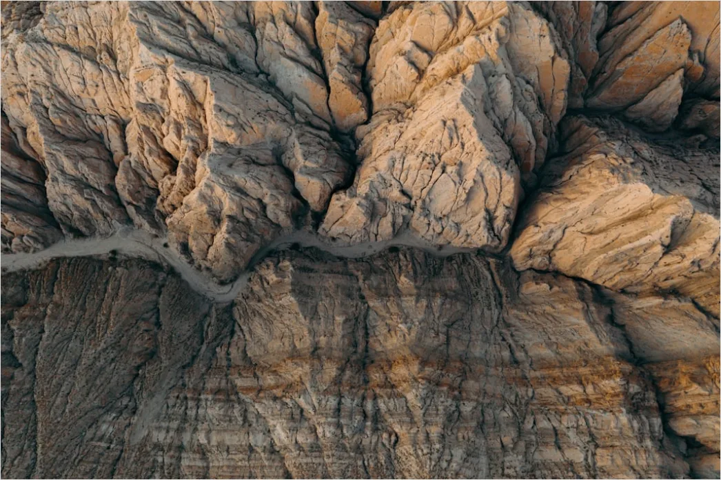 Detail Canyon Wüste Dramatisch Luftaufnahme Number 19