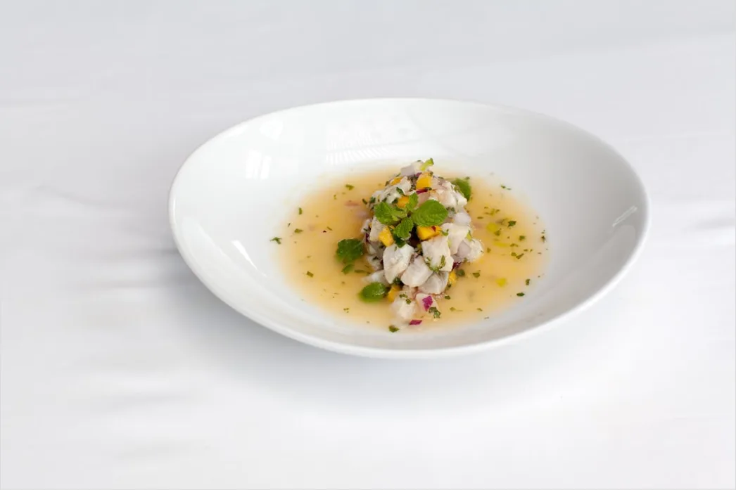 Detail Ceviche Teller Nahaufnahme Frisch Number 17