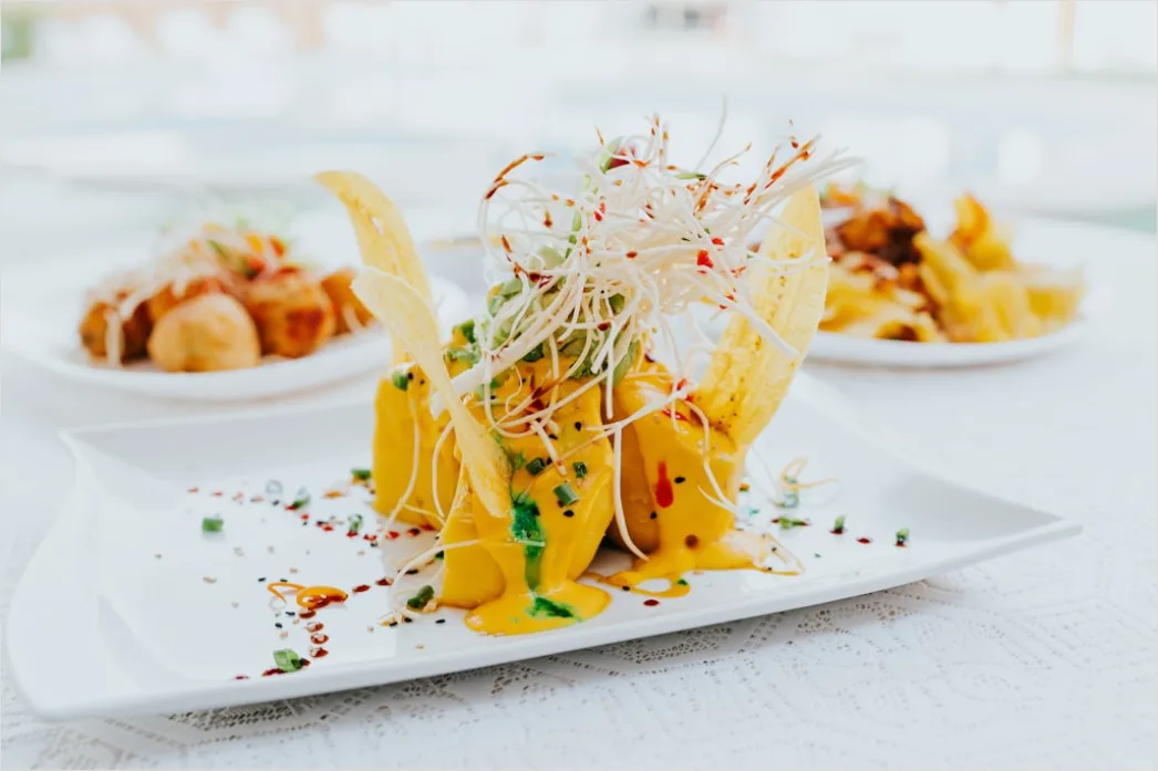 Detail Ceviche Teller Nahaufnahme Frisch Number 20