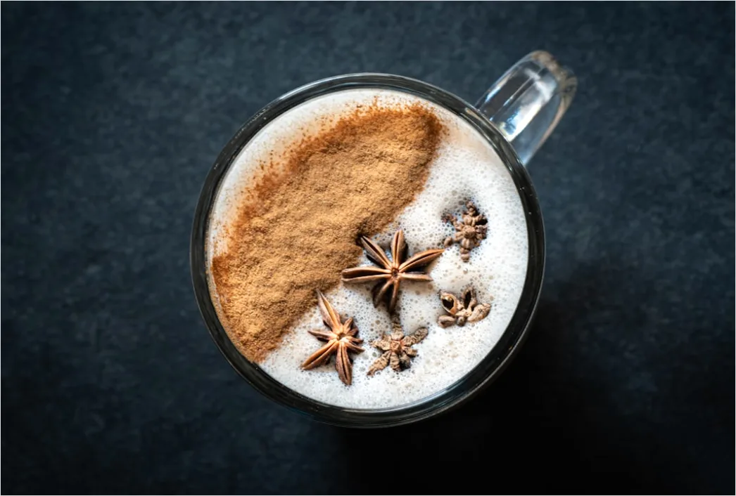 Chai Latte Tasse Gewuerze Nahaufnahme 62fb
