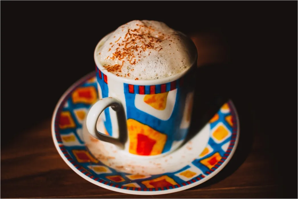 Detail Chai Latte Tasse Gewürze Nahaufnahme Number 15