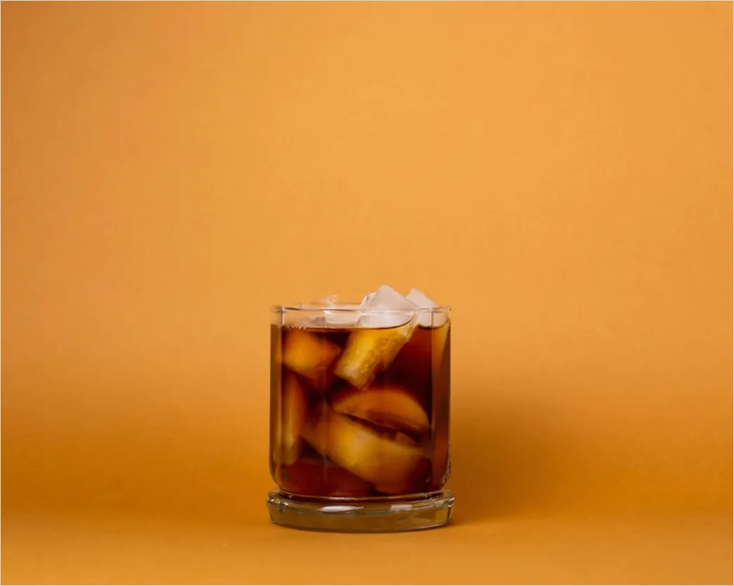 Detail Cold Brew Kaffee Glas Eis Nahaufnahme Number 2