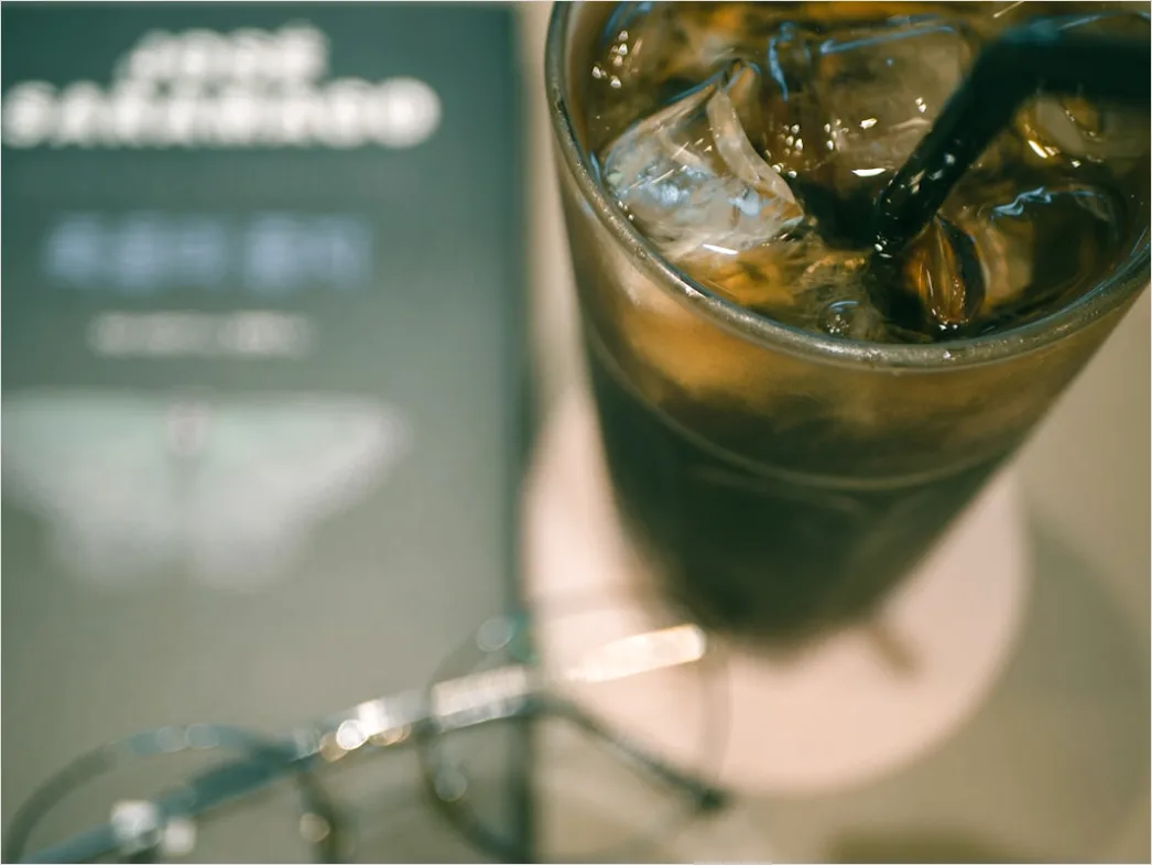 Detail Cold Brew Kaffee Glas Eis Nahaufnahme Number 14