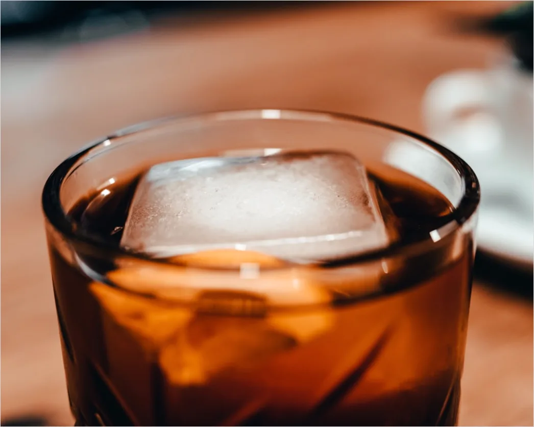 Detail Cold Brew Kaffee Glas Eis Nahaufnahme Number 16