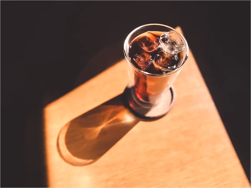 Detail Cold Brew Kaffee Glas Eis Nahaufnahme Number 9
