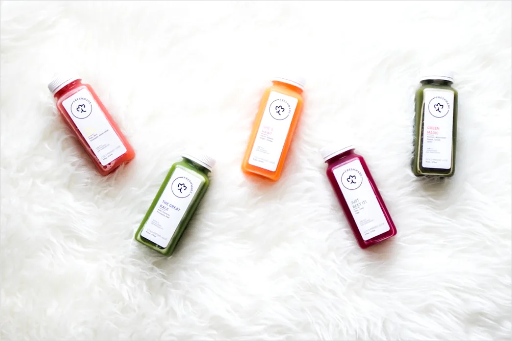 Detail Cold Pressed Juice Flasche Nahaufnahme Number 12