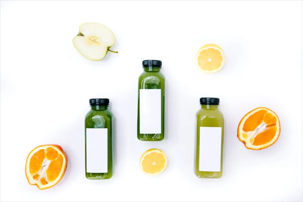 Detail Cold Pressed Juice Flasche Nahaufnahme Number 4