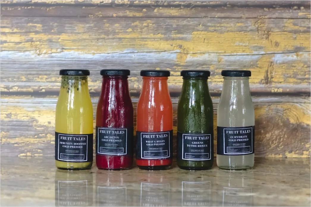 Detail Cold Pressed Juice Flasche Nahaufnahme Number 10