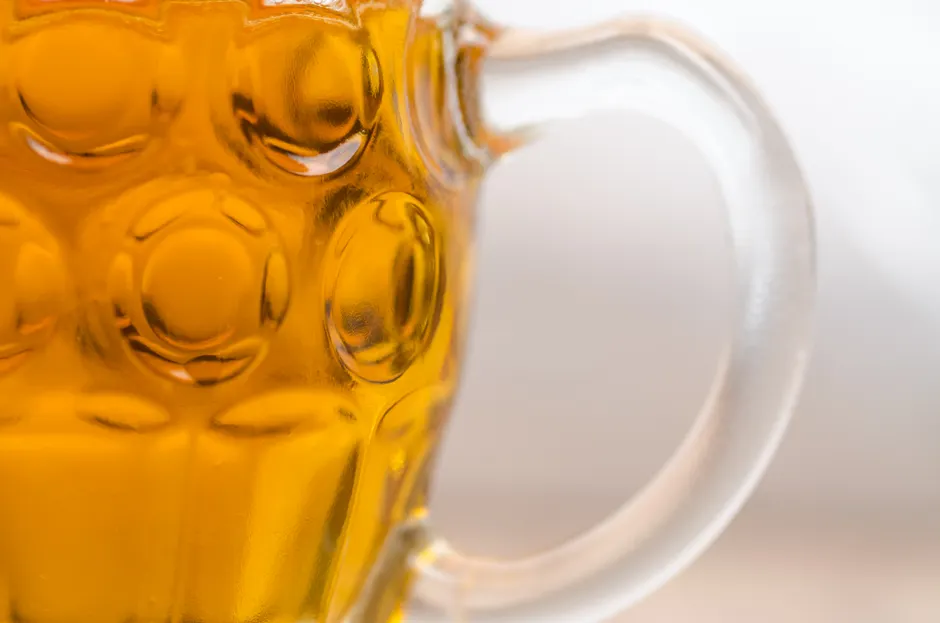 Detail Craft Beer Glas Nahaufnahme Schaumkrone Number 15