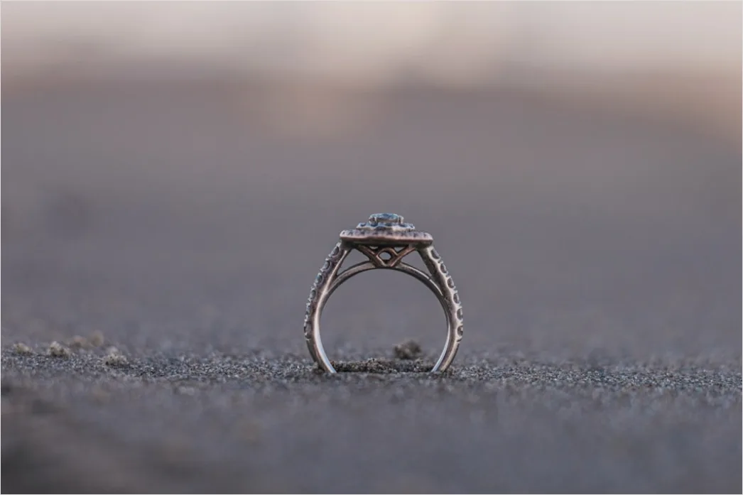 Detail Diamant Ring Makro Nahaufnahme Funkeln Number 15