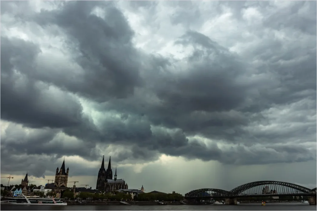 Detail Dramatischer Himmel Wolken Gewitter Number 14