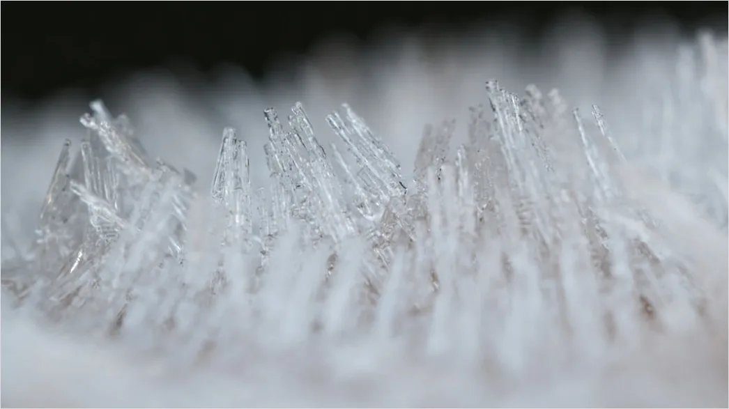 Detail Eis Kristalle Makro Nahaufnahme Winter Number 11