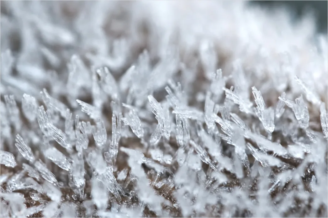 Detail Eis Kristalle Makro Nahaufnahme Winter Number 14