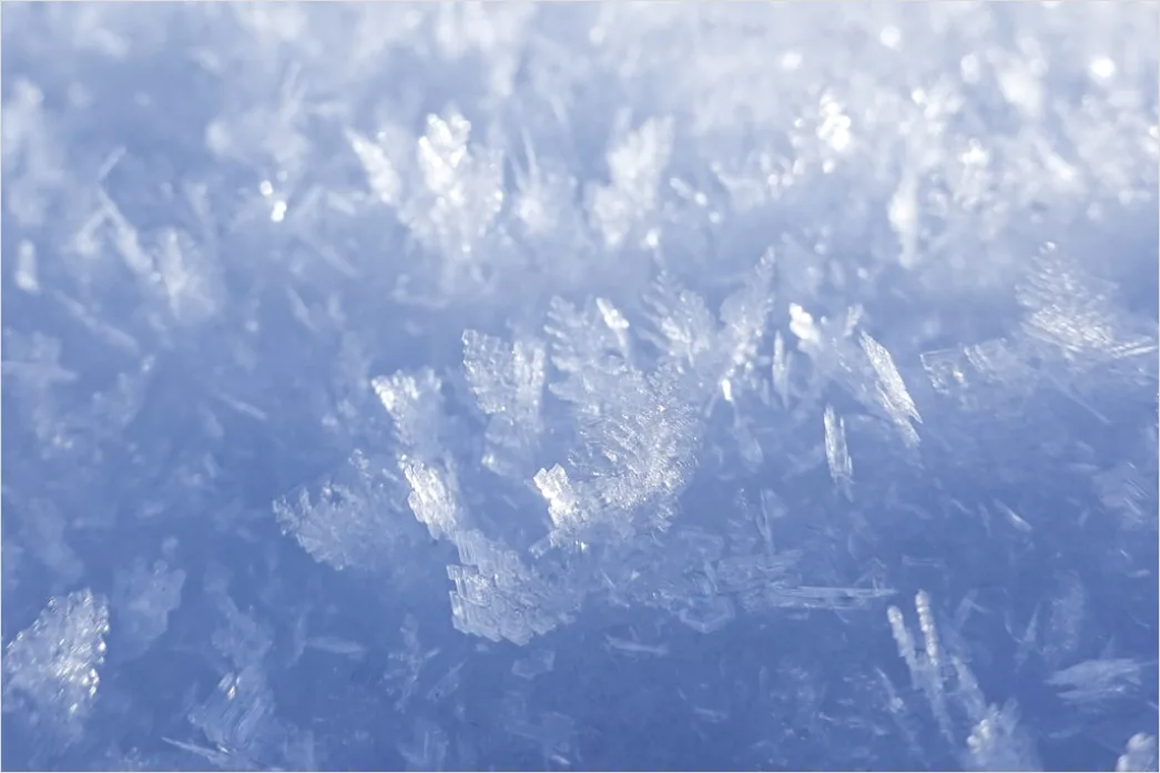 Detail Eis Kristalle Makro Nahaufnahme Winter Number 15