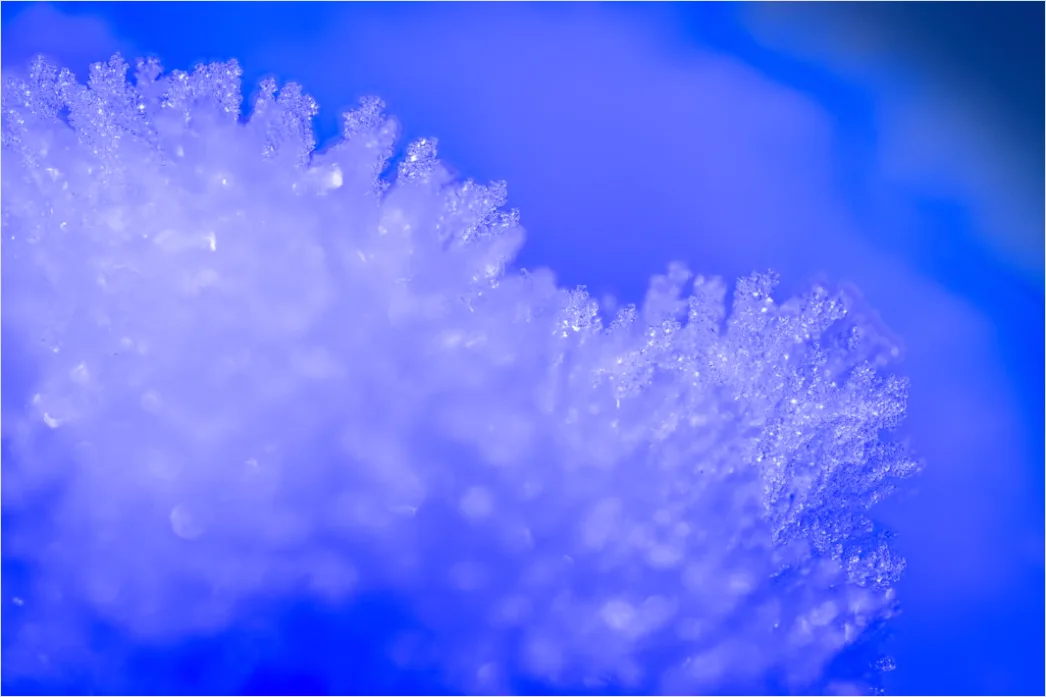 Detail Eis Kristalle Makro Nahaufnahme Winter Number 8