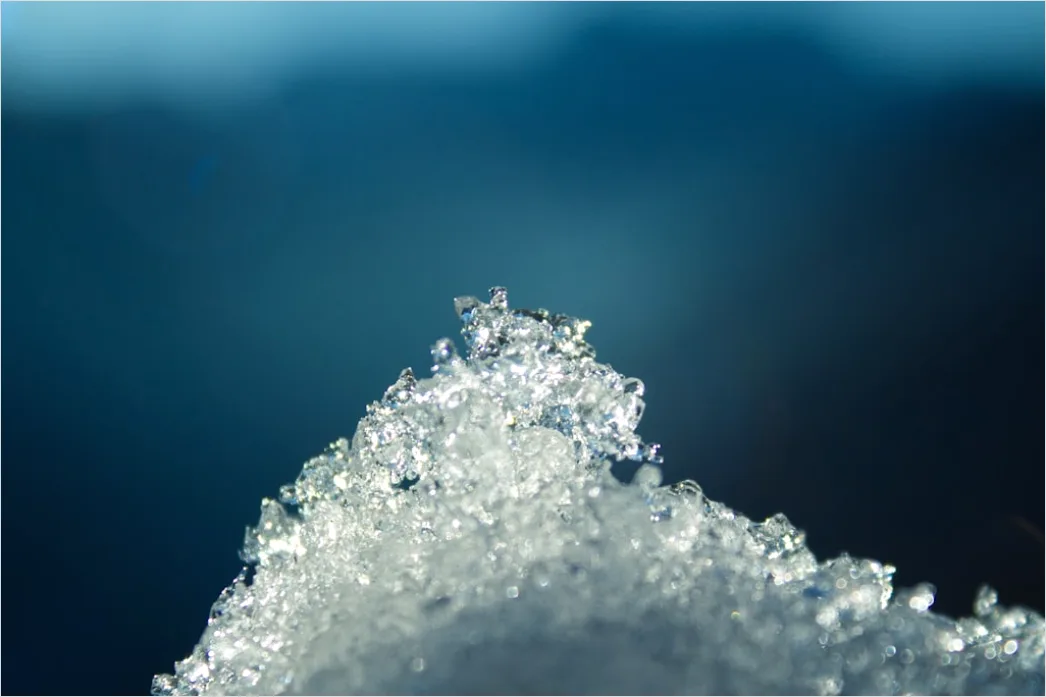 Detail Eis Kristalle Makro Nahaufnahme Winter Number 10