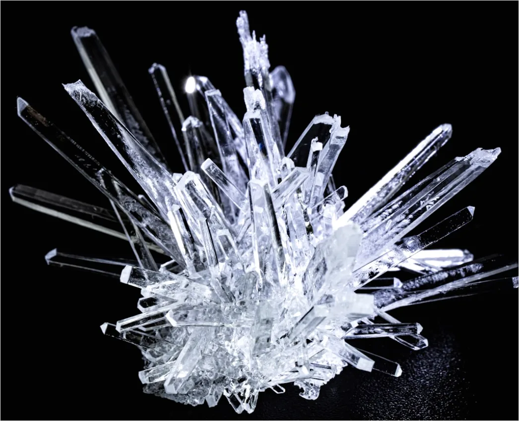 Eiszapfen Makro Nahaufnahme Kristalle F953