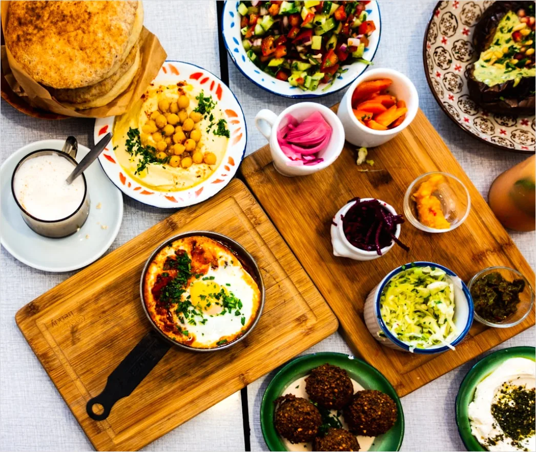 Detail Falafel Teller Hummus Nahaufnahme Number 13