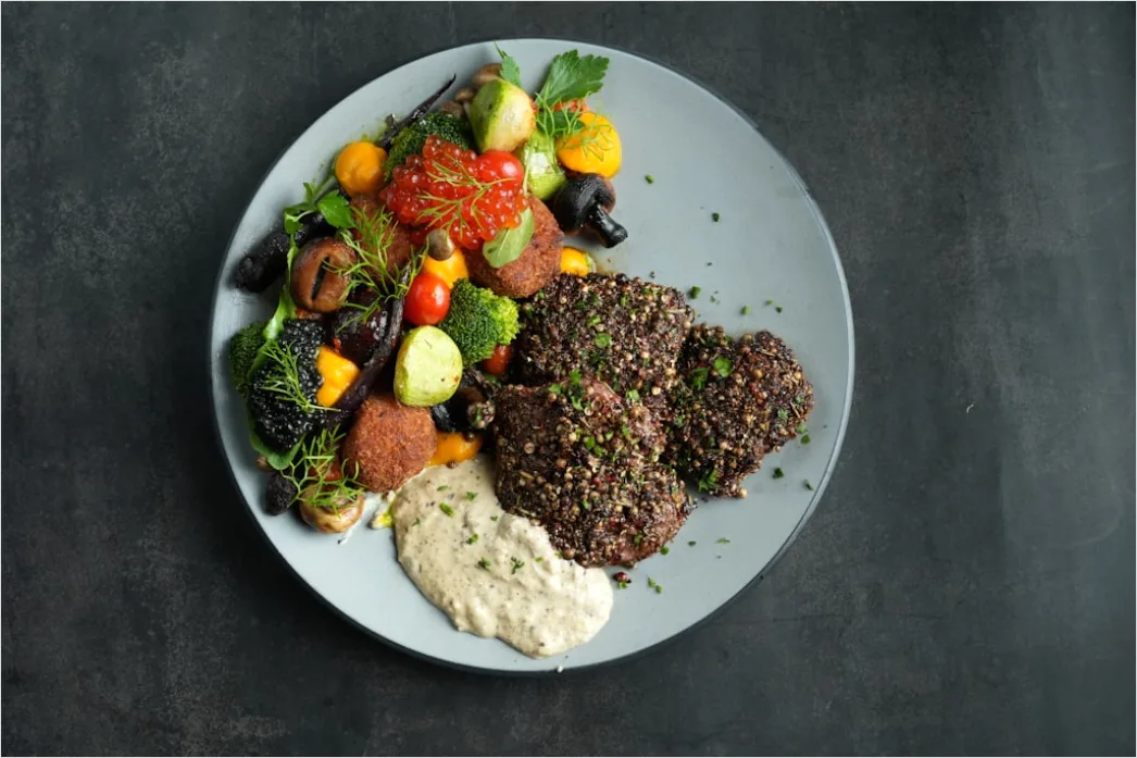 Detail Falafel Teller Hummus Nahaufnahme Number 17