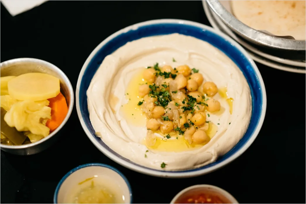 Detail Falafel Teller Hummus Nahaufnahme Number 19