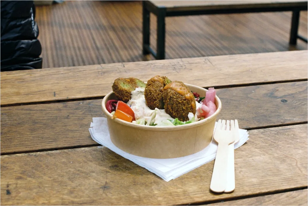 Detail Falafel Teller Hummus Nahaufnahme Number 4