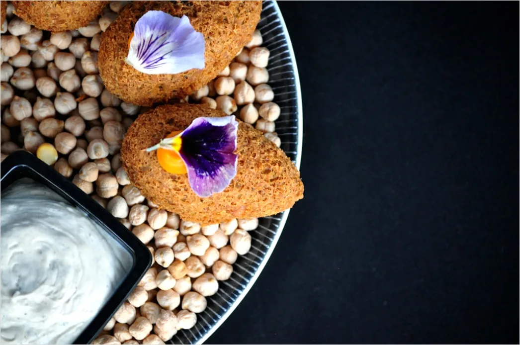 Detail Falafel Teller Hummus Nahaufnahme Number 7