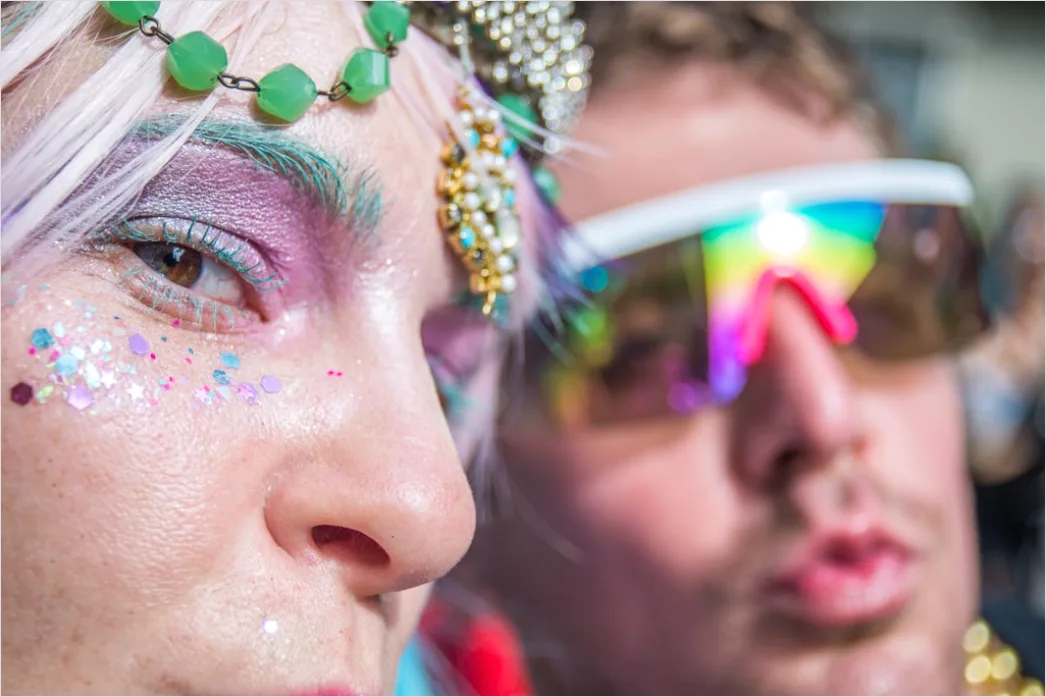 Detail Fasching Prinzenpaar Portrait Karneval Feier Number 15