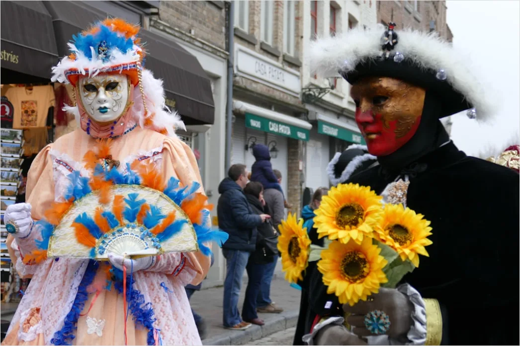 Detail Fasching Prinzenpaar Portrait Karneval Feier Number 4