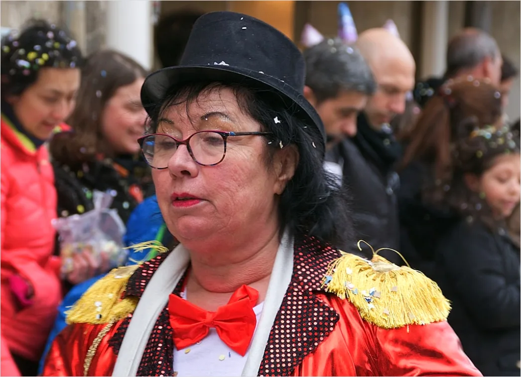 Detail Fasching Prinzenpaar Portrait Karneval Feier Number 5