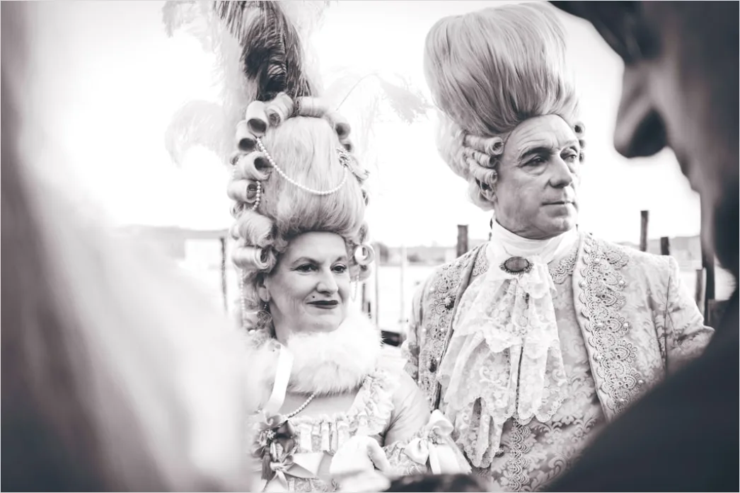 Detail Fasching Prinzenpaar Portrait Karneval Feier Number 6