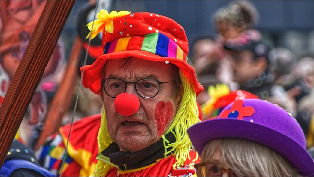Detail Fasching Prinzenpaar Portrait Karneval Feier Number 9