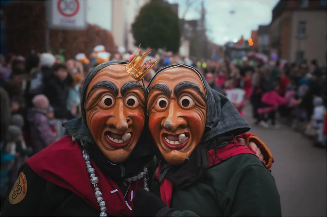 Detail Fasching Prinzenpaar Portrait Karneval Feier Number 10