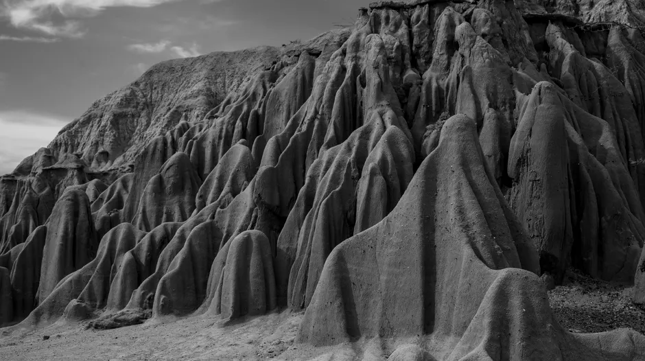 Detail Felsformation Wüste Erodiert Dramatisch Number 4