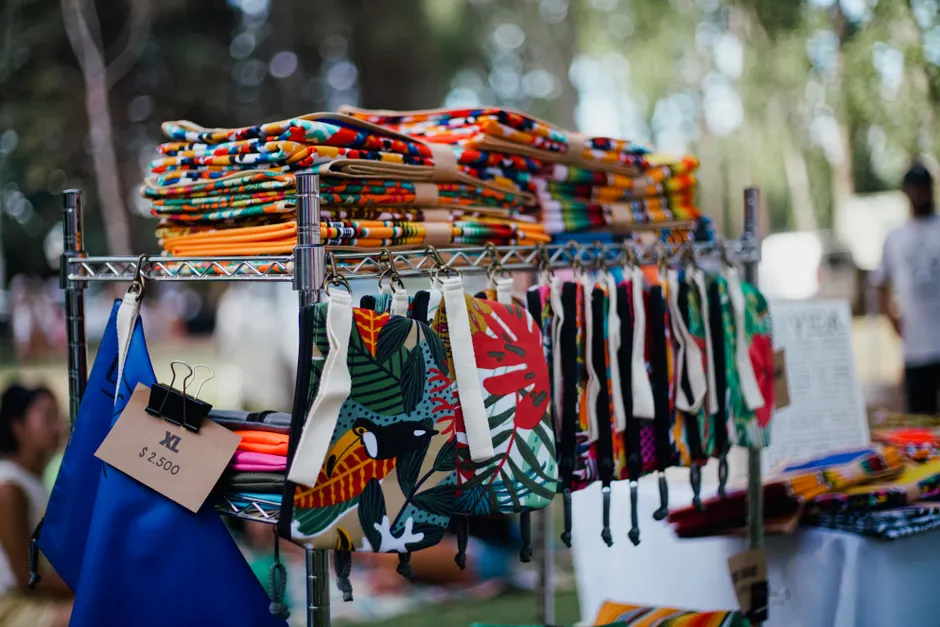 Detail Festival Merchandise Stand Besucher Number 15