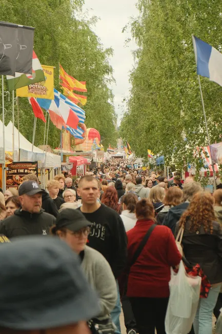 Detail Festival Merchandise Stand Besucher Number 18