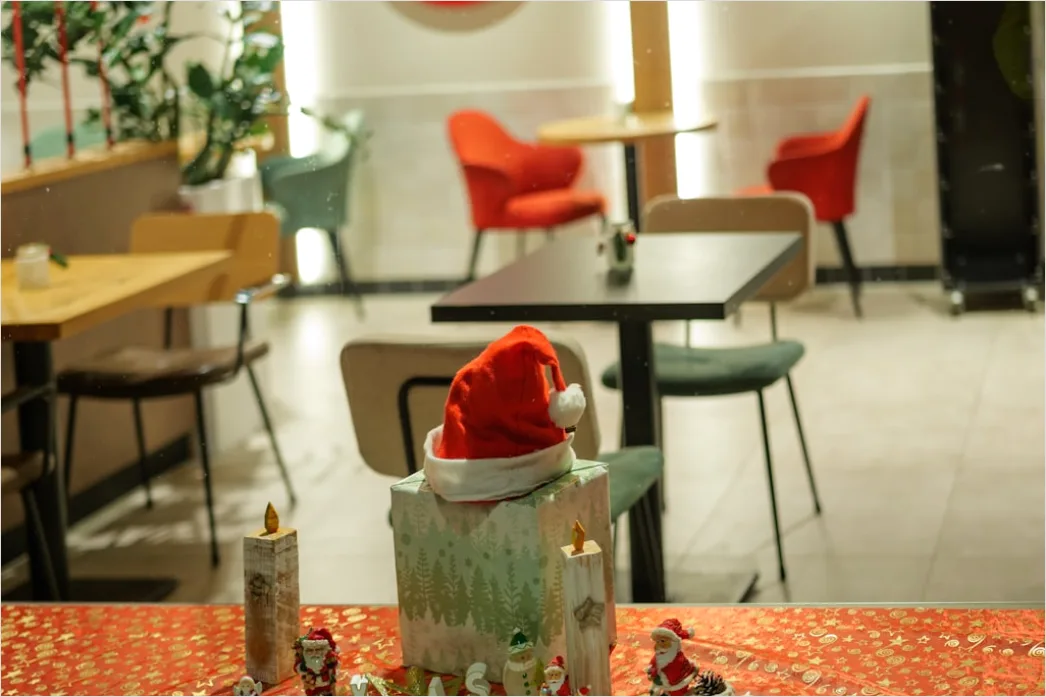 Detail Firmenfeier Weihnachten Mitarbeiter Tisch Number 11