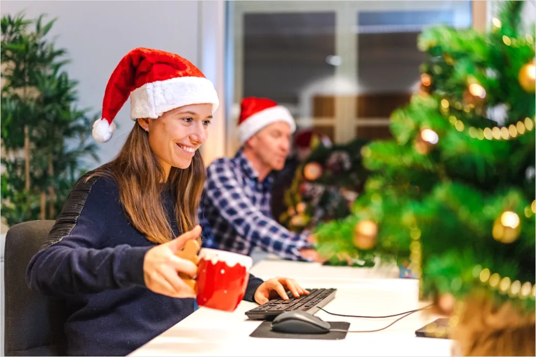 Detail Firmenfeier Weihnachten Mitarbeiter Tisch Number 13
