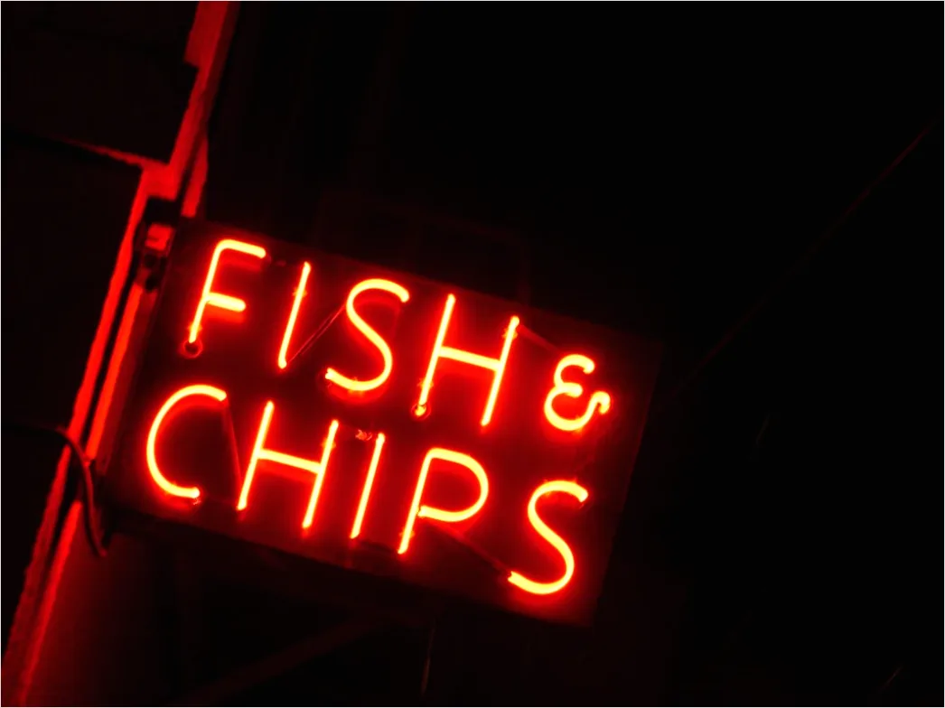 Detail Fisch Und Chips Nahaufnahme Rustikal Number 2