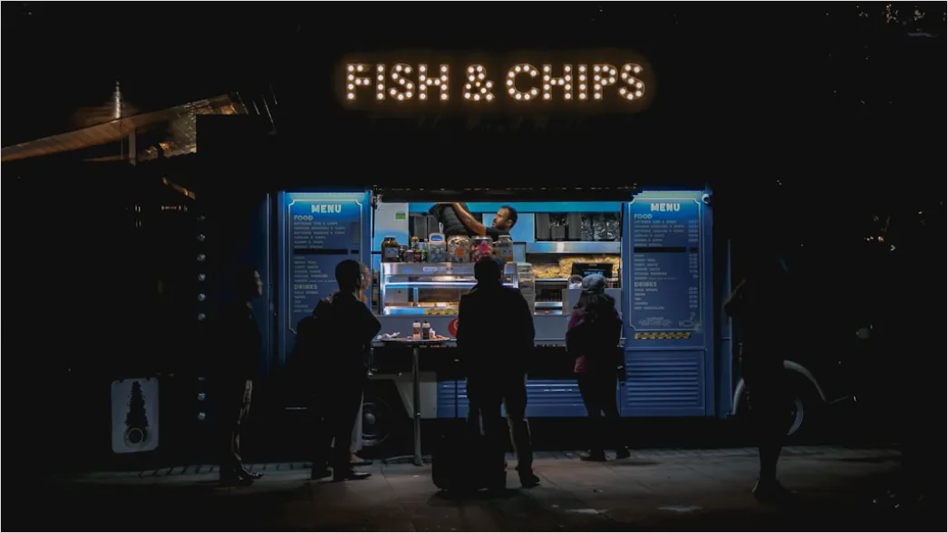Detail Fisch Und Chips Nahaufnahme Rustikal Number 4
