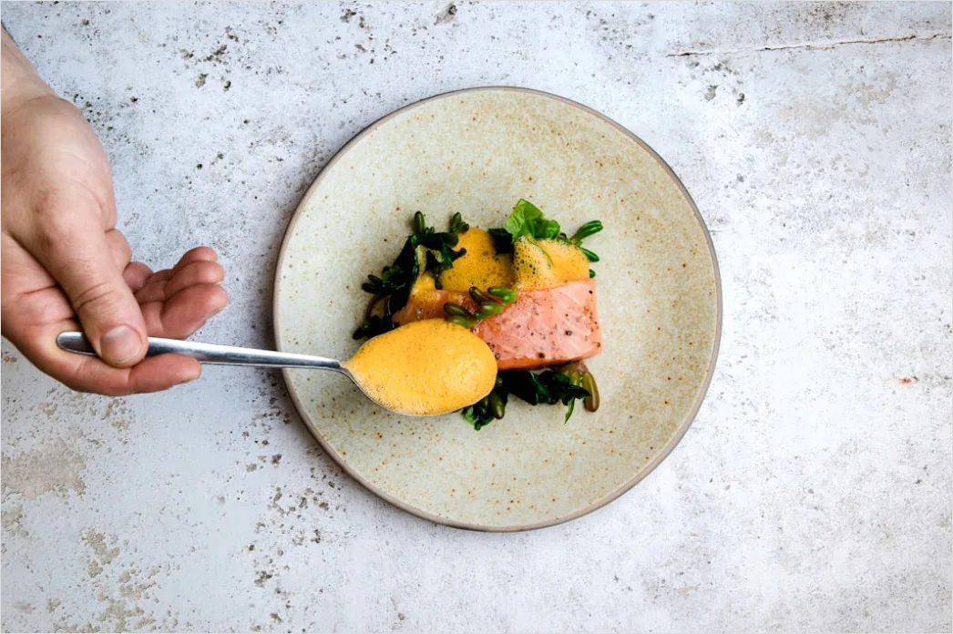 Fischsuppe Teller Nahaufnahme Dampfend 80fe