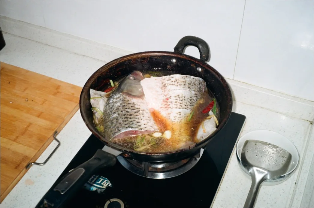 Detail Fischsuppe Teller Nahaufnahme Dampfend Number 14