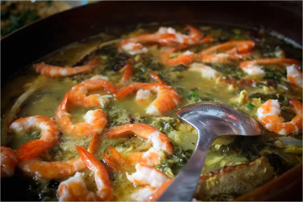 Detail Fischsuppe Teller Nahaufnahme Dampfend Number 15